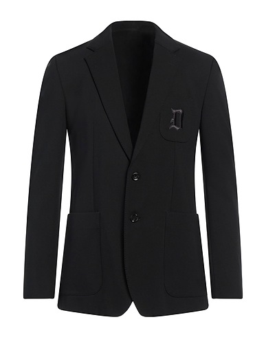 DONDUP Blazer NERO 69% Viscose, 25% Polyamide, 6% Elastane