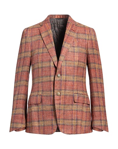 ETRO Blazer Rust 83% Silk, 17% Cotton