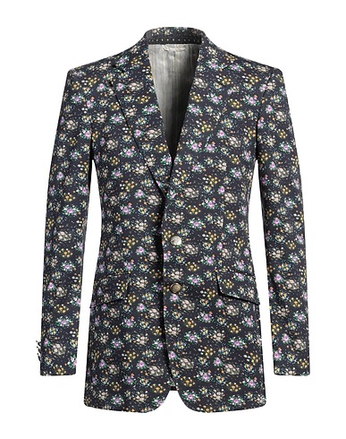 ETRO Blazer Midnight blue 96% Cotton, 4% Elastane