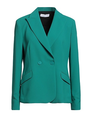 CARACTÈRE Blazer Dark green 100% Polyester