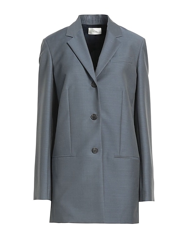 THE ROW Blazer Grey 75% Wool, 25% Mohair wool, Horn