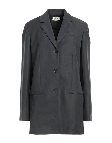 THE ROW Jackett Braungrau 75% Wolle, 25% Mohairwolle, Horn