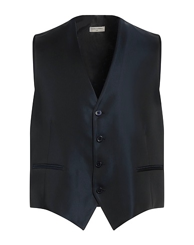 ANGELO NARDELLI Waistcoat Midnight blue 100% Acetate