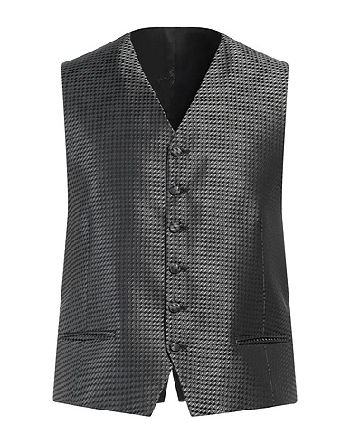 ANGELO NARDELLI Suit vest Lead 100% Polyester