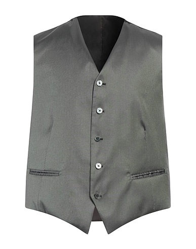 ANGELO NARDELLI Suit vest Grey 90% Polyester, 10% Steel