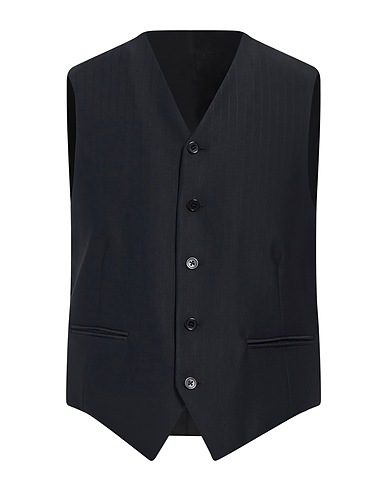 ANGELO NARDELLI Waistcoat Midnight blue 54% Virgin Wool, 46% Polyester