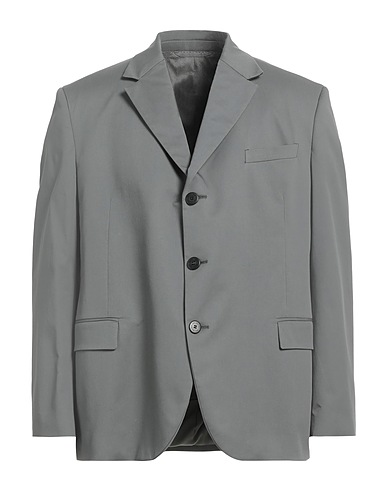 NEIL BARRETT Blazer Grey 49% Cotton, 46% Nylon, 5% Elastane