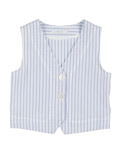 U+É Waistcoat Sky blue 100% Cotton