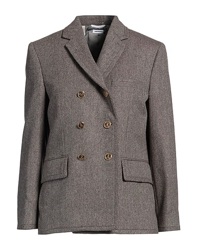 THOM BROWNE Blazer Khaki 100% Wool