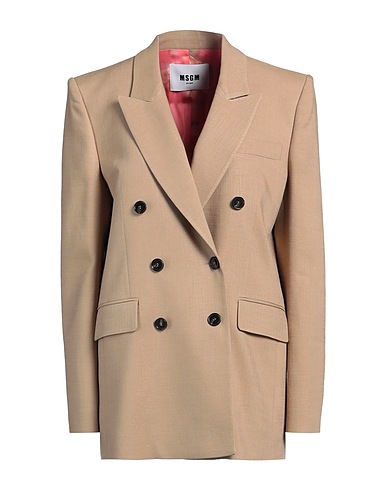 MSGM Giacca Sabbia 91% Viscosa, 8% Poliestere, 1% Elastan