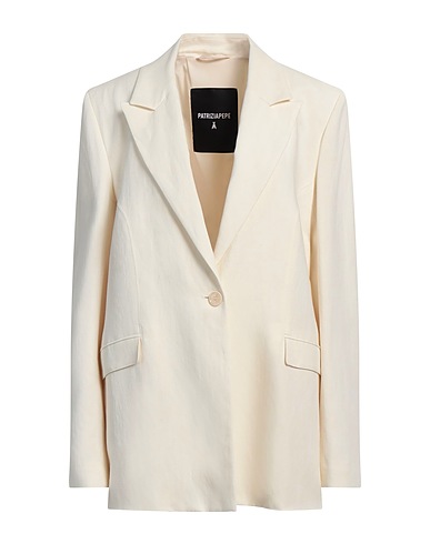 PATRIZIA PEPE Giacca Off white 51% Viscosa, 49% Lino