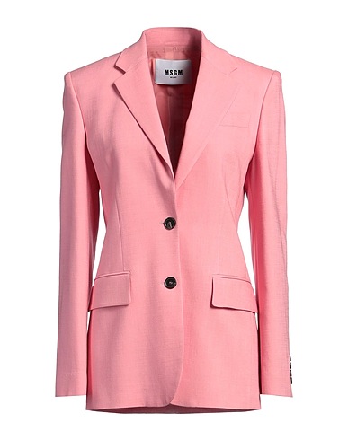 MSGM Blazer Pink 91% Viscose, 8% Polyester, 1% Elastane