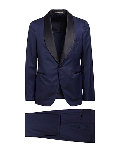PINO LERARIO Suits Midnight blue 100% Super 130s Wool
