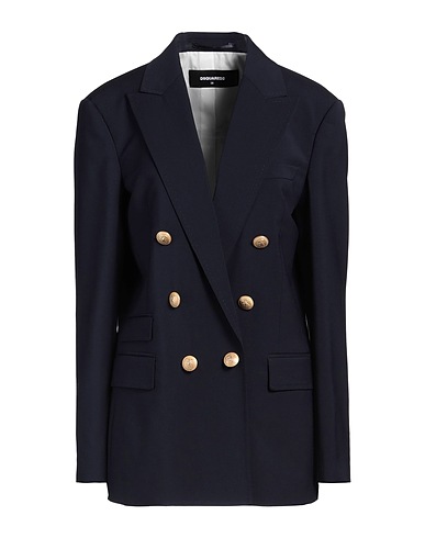 DSQUARED2 Blazer Navy blue 100% Virgin Wool