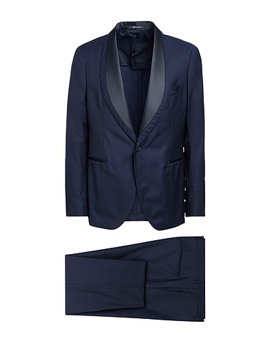 TAGLIATORE Suits Midnight blue 100% Super 110s Wool