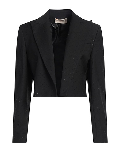 KAOS JEANS Blazer Black 80% Polyester, 20% Viscose
