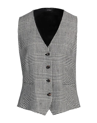 KITON 베스트 블랙 48% 실크, 41% 캐시미어, 11% 리넨