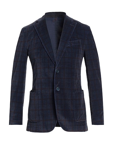SANTANIELLO Blazer Blu navy 97% Cotone, 3% Elastan