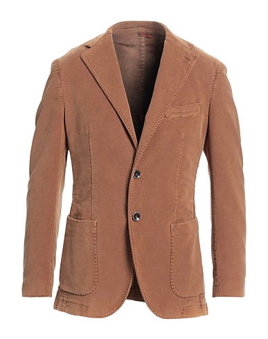 SANTANIELLO Blazers Kamel 97% Baumwolle, 3% Elastan