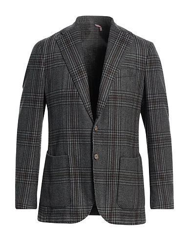 SANTANIELLO Blazer Lead 37% Wool, 29% Cashmere, 20% Polyester, 14% Polyamide