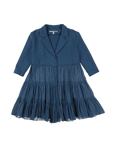 EUROPEAN CULTURE Jackett Taubenblau 98% Baumwolle, 2% Lycra®