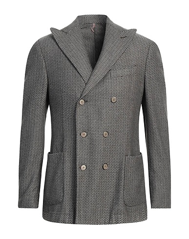 SANTANIELLO Blazers Militärgrün 52% Wolle, 30% Baumwolle, 13% Polyamid, 5% Polyester