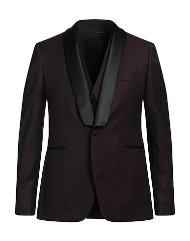 TAGLIATORE Blazer Burgundy 100% Super 130s Wool
