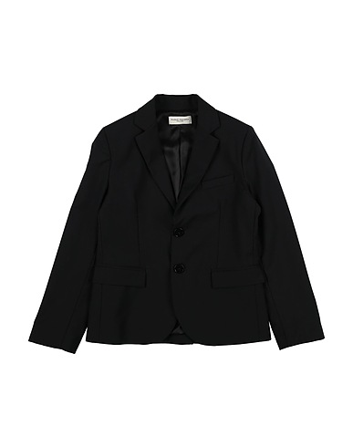PAOLO PECORA Blazer Nero 70% Poliestere, 28% Viscosa, 2% Elastan