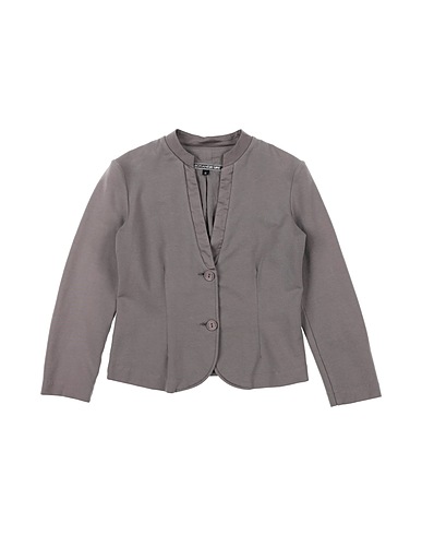 EUROPEAN CULTURE Blazer Grey 98% Cotton, 2% Lyocell