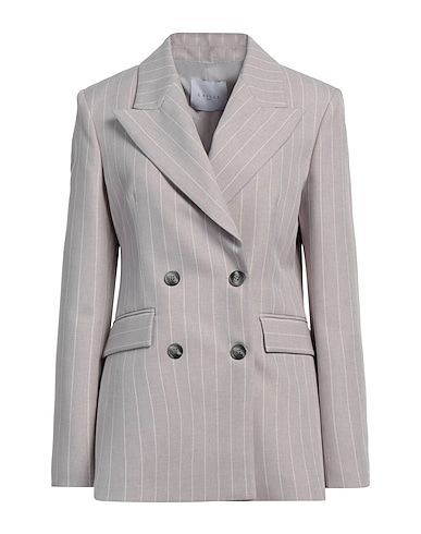 GAëLLE Paris Blazer Light grey 100% Polyester, Viscose
