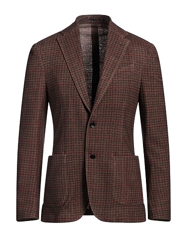 LARDINI Blazer Brown 80% Virgin Wool, 20% Polyamide