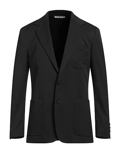 PALM ANGELS Blazer Black 55% Polyester, 43% Virgin Wool, 2% Elastane