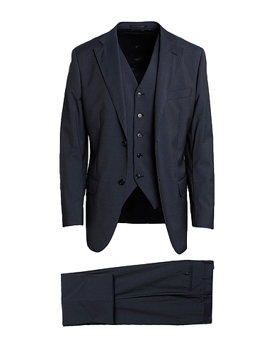 LUIGI BIANCHI Mantova Suits Midnight blue 100% Virgin Wool
