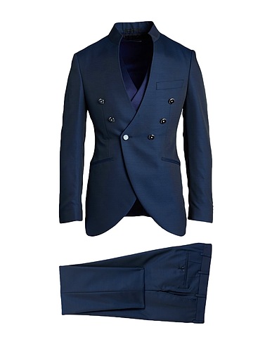 1911 LUBIAM CERIMONIA Suits Navy 63% Virgin Wool, 37% Polyester