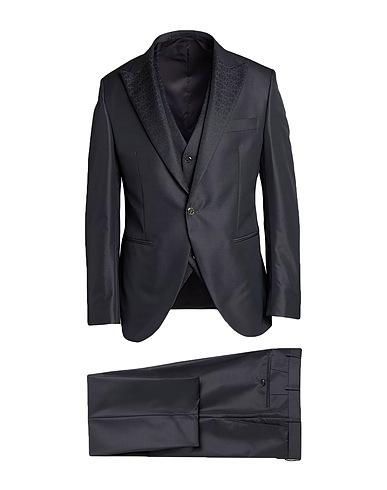 1911 LUBIAM CERIMONIA Suits Charcoal 55% Wool, 45% Polyester