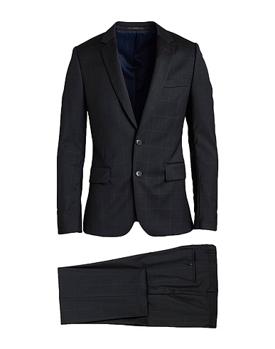 PAUL SMITH Suits Black 100% Wool