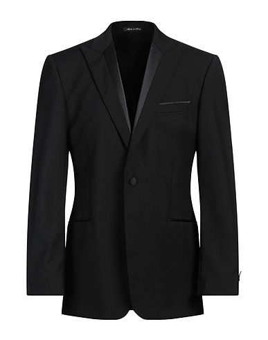PAUL SMITH Blazer Black 84% Wool, 16% Mohair wool