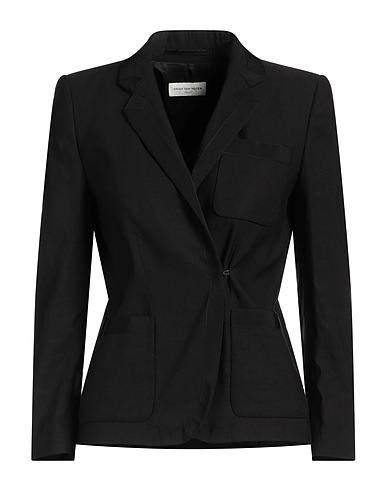 DRIES VAN NOTEN Blazer Black 59% Linen, 41% Cotton
