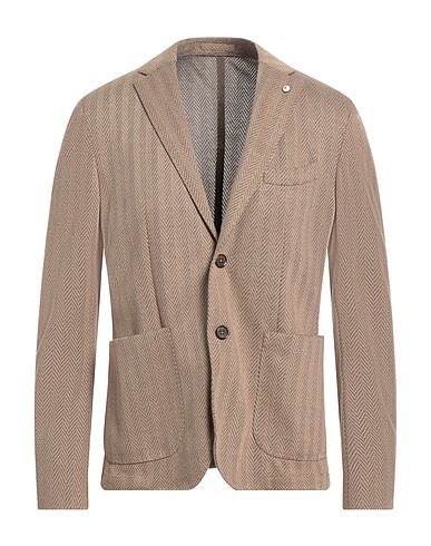 L.B.M. 1911 Blazer Sand 67% Polyester, 28% Viscose, 5% Elastane