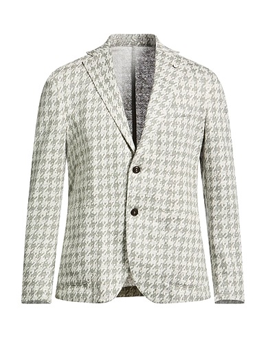 L.B.M. 1911 Blazer VERDE SALVIA 90% Linen, 10% Polyester