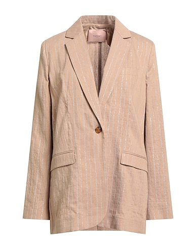 TWINSET Blazers 39% Baumwolle, 37% Leinen, 11% Polyamid, 10% Polyester, 3% Viskose