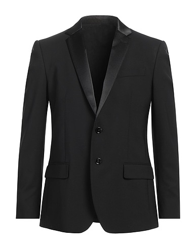 DONDUP Blazer Black 98% Virgin Wool, 2% Elastane