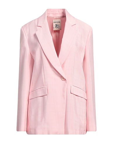 SEMICOUTURE Blazer Pink 100% Viscose, Polyester, Acetate