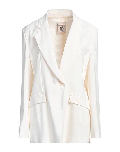 SEMICOUTURE Blazer Ivory 100% Viscose, Polyester, Acetate