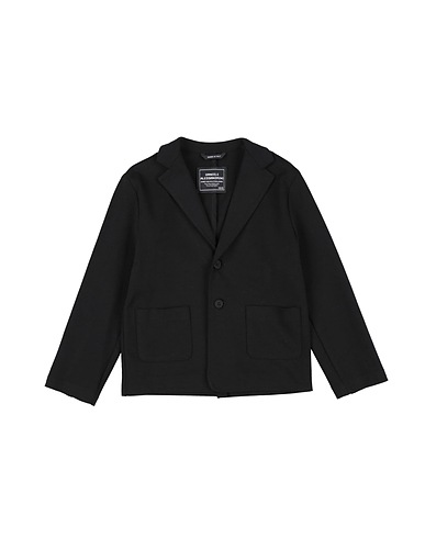 DANIELE ALESSANDRINI Blazer Black 68% Viscose, 27% Polyamide, 5% Elastane