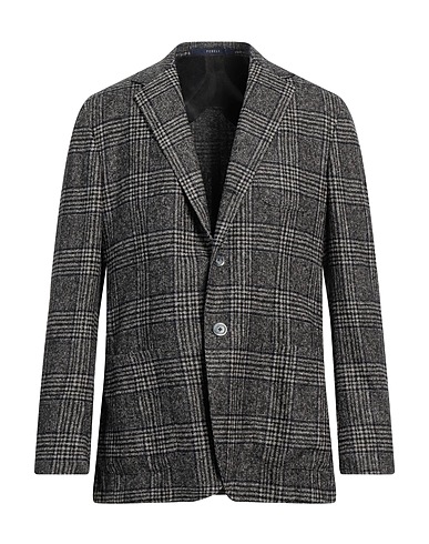 FEDELI Blazer Grey 39% Baby alpaca wool, 33% Cotton, 28% Polyester