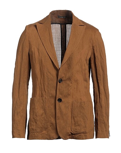 TONELLO Blazer Senape 88% Lana Vergine, 12% Metallo