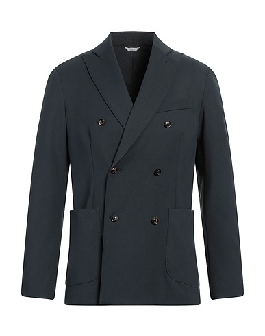 CRUNA Blazer Verde scuro 53% Poliestere, 43% Lana Vergine, 4% Elastan