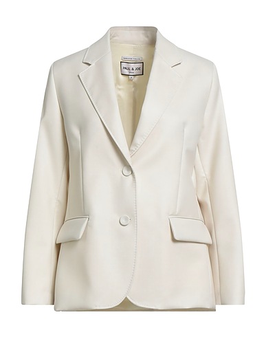 PAUL & JOE Blazer Off white 96% Virgin Wool, 4% Elastane