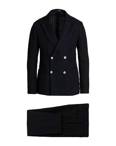 EMPORIO ARMANI Suits Black 100% Linen